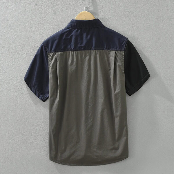 Khalid - Chemise à Patches Décontractée - Tendance - Hommes – Image 2