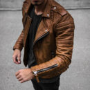 Alphonse – Veste En Cuir De Haute Qualité Pour Hommes, Durable Et Élégante