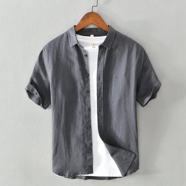 Preston - Chemise en lin décontractée - Intemporelle - Hommes – Image 3