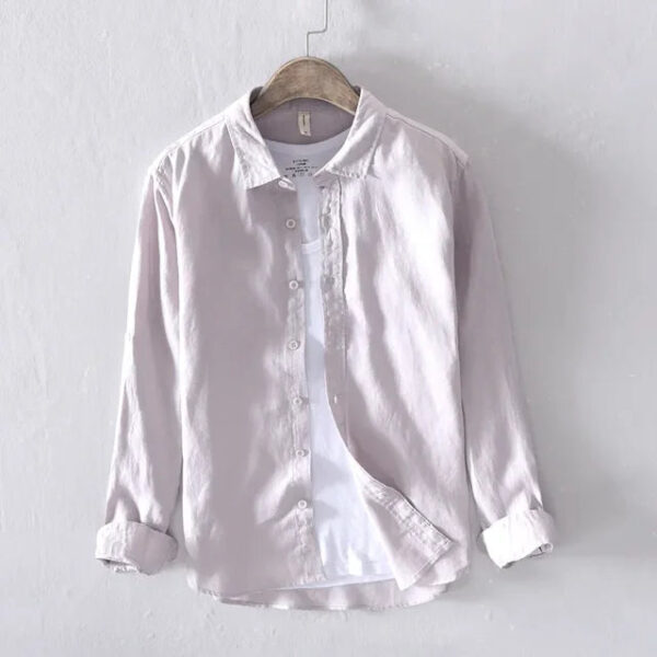 Lachlan - Chemise en Lin - Intemporel - Hommes – Image 13