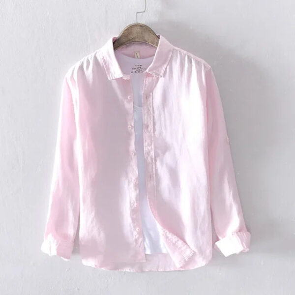Lachlan - Chemise en Lin - Intemporel - Hommes – Image 12