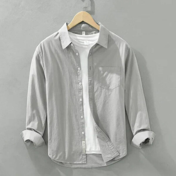 Arjen - Chemise Élégante - Manches Longues - Coupe Décontractée - Hommes – Image 4