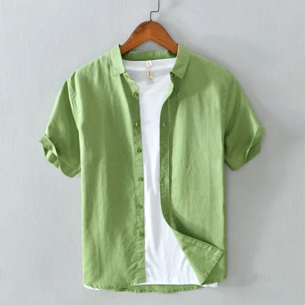 Preston - Chemise en lin décontractée - Intemporelle - Hommes – Image 9
