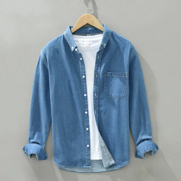 Ezechiël - Chemise en Denim - Intemporel - Hommes – Image 11
