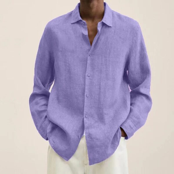 Mason - Chemise en coton léger - Confortable - Hommes – Image 10