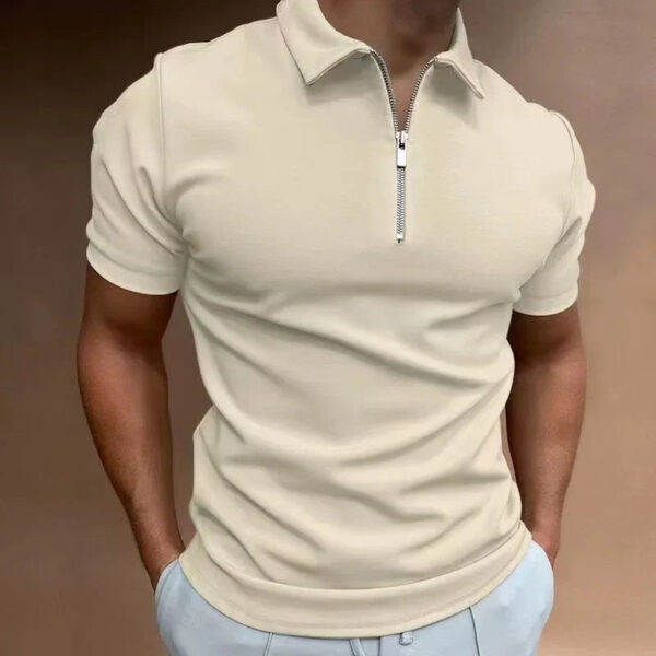 Philip - Polo Halfzip - Confort Moderne - Hommes – Image 11