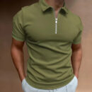 Philip - Polo Halfzip - Confort Moderne - Hommes