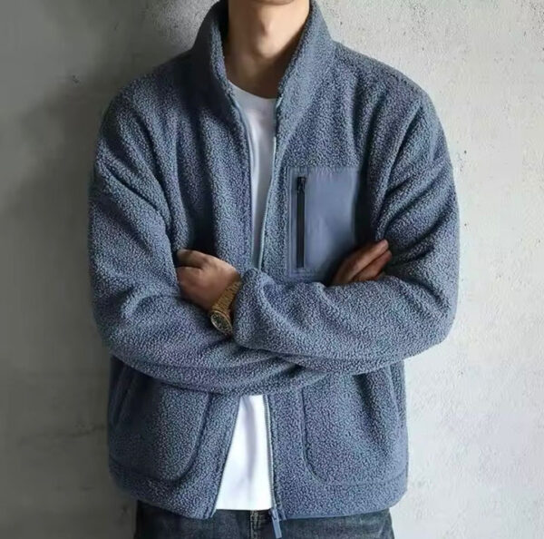 Xavier – Veste Intemporelle Pour Hommes Avec Fermeture Éclair – Image 2
