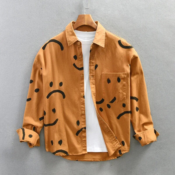 Cyrus - Chemise Smiley - Décontractée - Hommes – Image 7