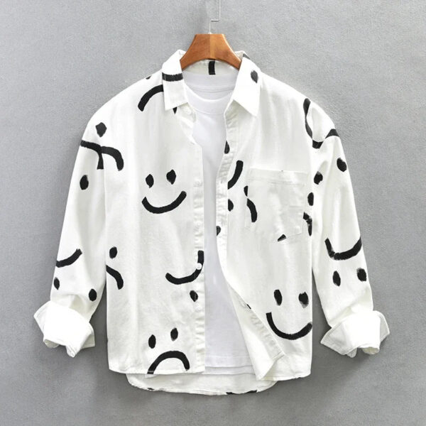 Cyrus - Chemise Smiley - Décontractée - Hommes – Image 3