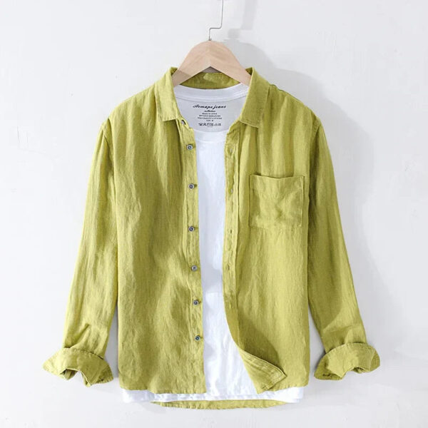 Lachlan - Chemise en Lin - Intemporel - Hommes – Image 10