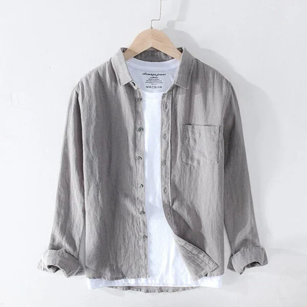 Lachlan - Chemise en Lin - Intemporel - Hommes – Image 8
