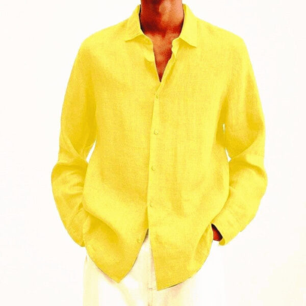 Hilaire - Chemise en Lin - Coupe Détendue - Hommes – Image 15