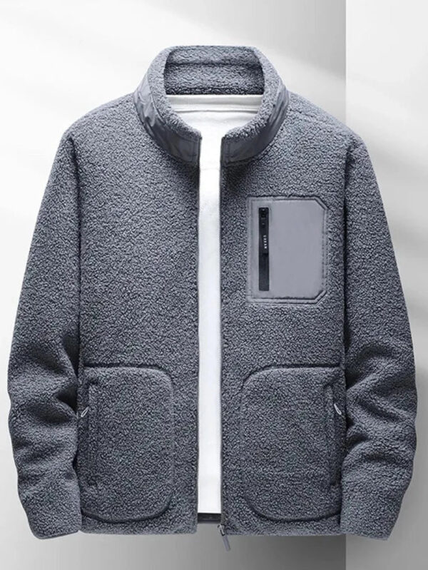 Xavier – Veste Intemporelle Pour Hommes Avec Fermeture Éclair – Image 5