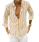 Reece - Chemise en Coton Rayé - Intemporel - Hommes