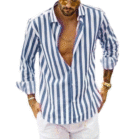 Reece - Chemise en Coton Rayé - Intemporel - Hommes