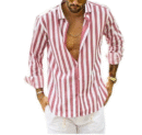 Reece - Chemise en Coton Rayé - Intemporel - Hommes