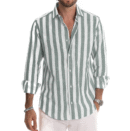 Reece - Chemise en Coton Rayé - Intemporel - Hommes