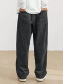 Pantalon en velours côtelé pour homme avec poches - Braun