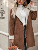 Corene - Manteau avec col à revers et patte de boutonnage sur le devant