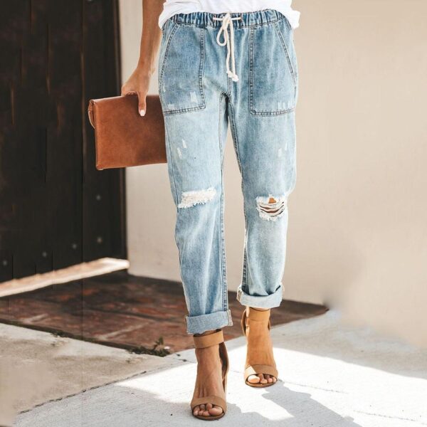 Doreen - Jean jogger décontracté pour femme