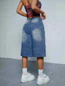 Wilda - Short en jean taille haute tendance pour femme