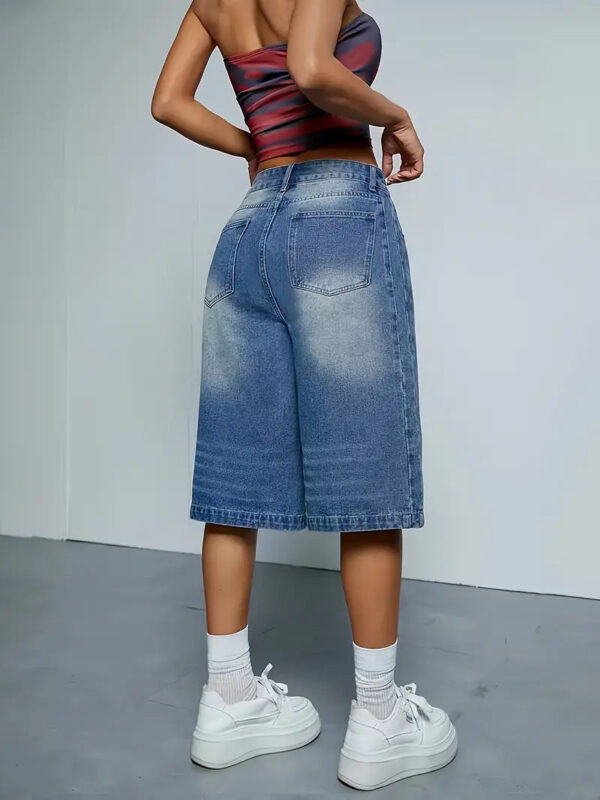Wilda - Short en jean taille haute tendance pour femme – Image 3