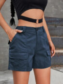 Rosamund - Short cargo taille haute pour femme