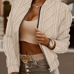 Amelia - Veste zippée structurée
