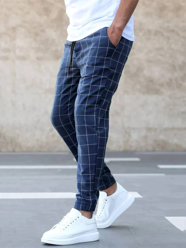 Henry - Pantalon élégant à motif quadrillé – Image 8