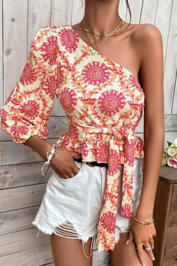 Aveline - Top élégant asymétrique à une épaule