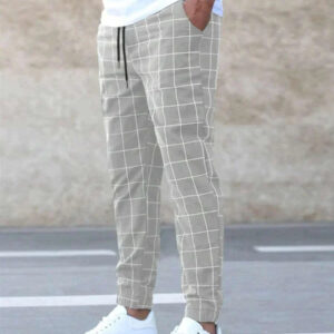 Henry - Pantalon élégant à motif quadrillé