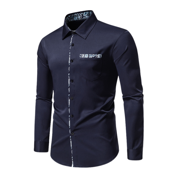 Ice - Chemise à manches longues Stretch pour hommes – Image 3