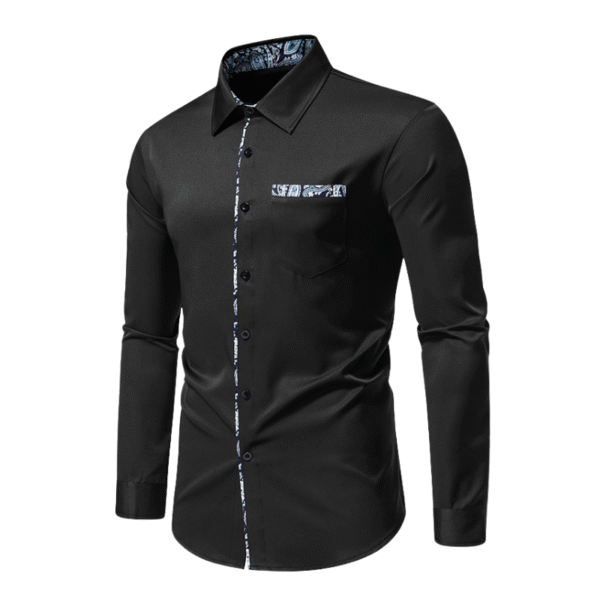 Ice - Chemise à manches longues Stretch pour hommes – Image 5