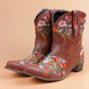 Miriam - Bottes de cow-girl vintage résistantes aux intempéries