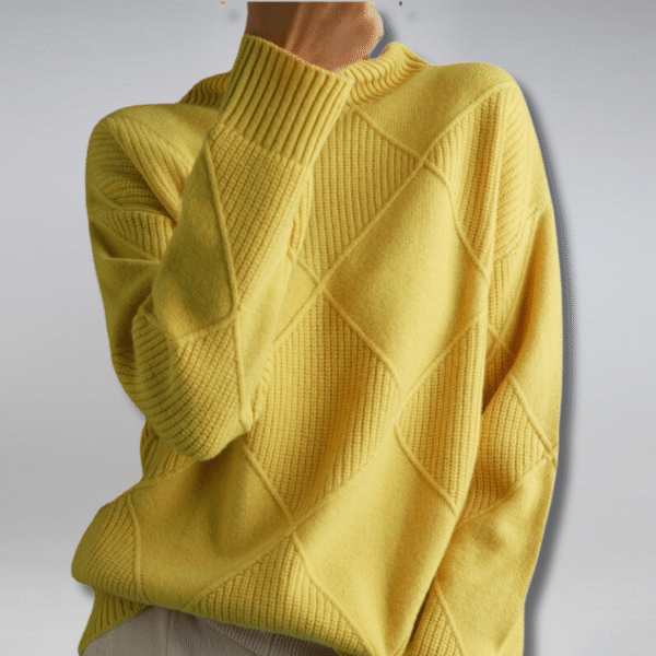 Pull à col roulé Cozy Cashmere pour femme – Image 4