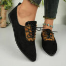 Odelia - Chaussures à bout pointu à imprimé léopard pour femmes