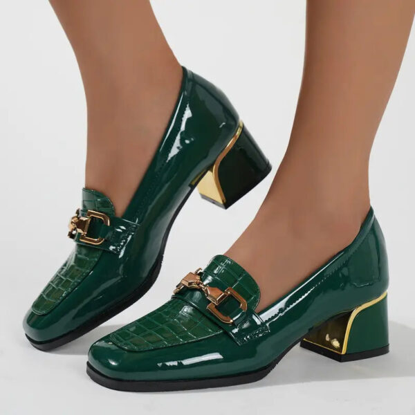Annette - Mocassins à talon épais pour femme – Image 4