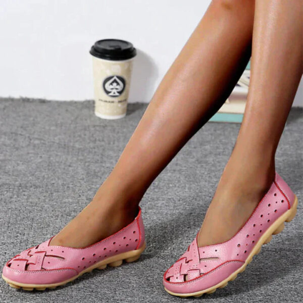 Phoebe - Ballerines plates en cuir pour femmes – Image 5