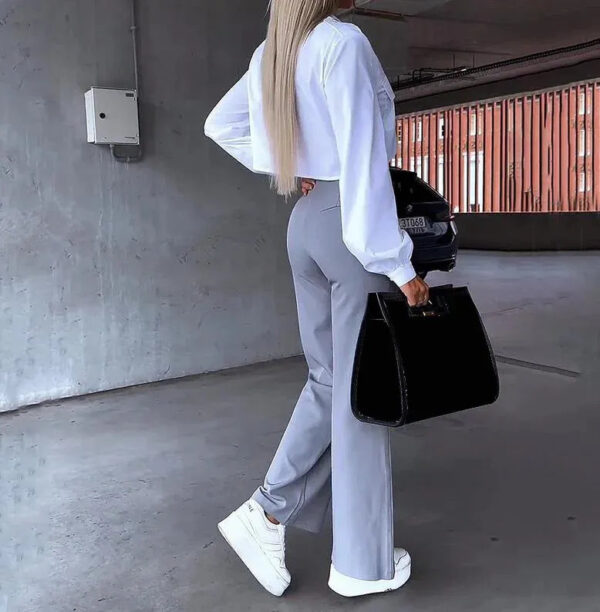 Dorothy - Ensemble manteau blazer court et pantalon droit – Image 3