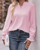 Melody - Blouse à manches longues au style décontracté