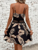 Margery - Bohemian Floral Print V-Neck Sleeveless Dress