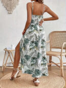 Ursula - Robe longue imprimée sans manches pour femmes