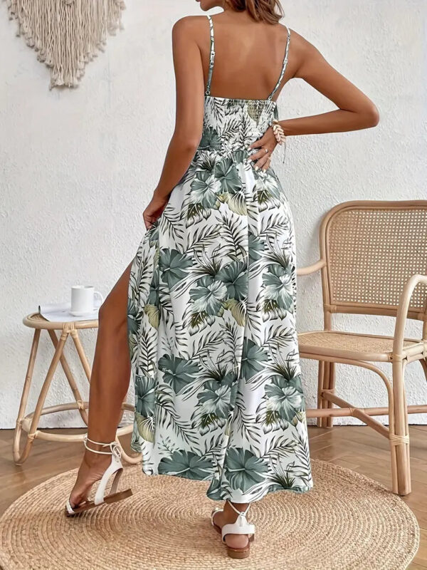 Ursula - Robe longue imprimée sans manches pour femmes – Image 6