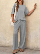 Melodie - Ensemble décontracté avec t-shirt oversize et pantalon large