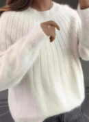 Ania - Pull en tricot de cachemire moelleux