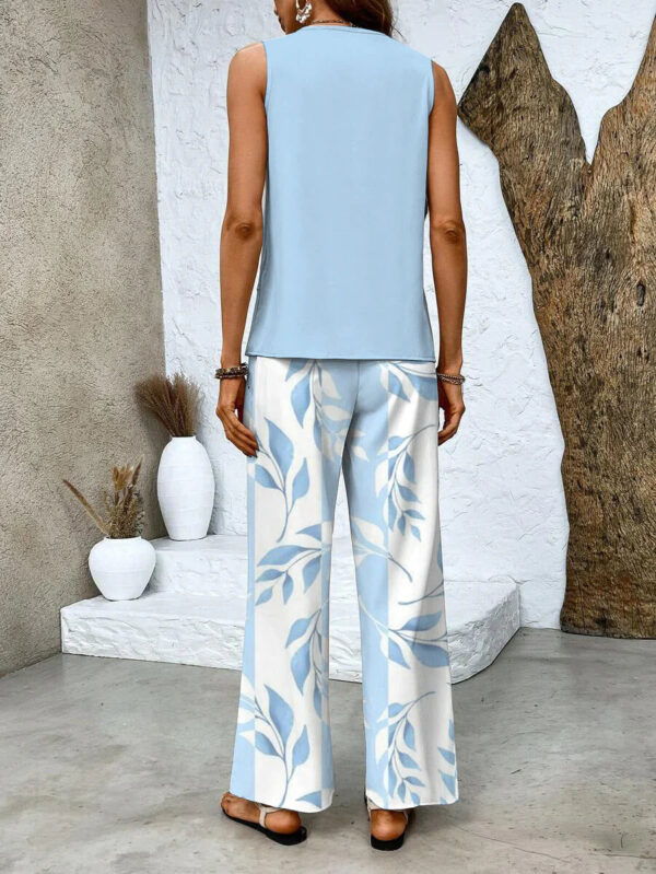 Rebecca - Ensemble top et pantalon à encolure carrée – Image 3