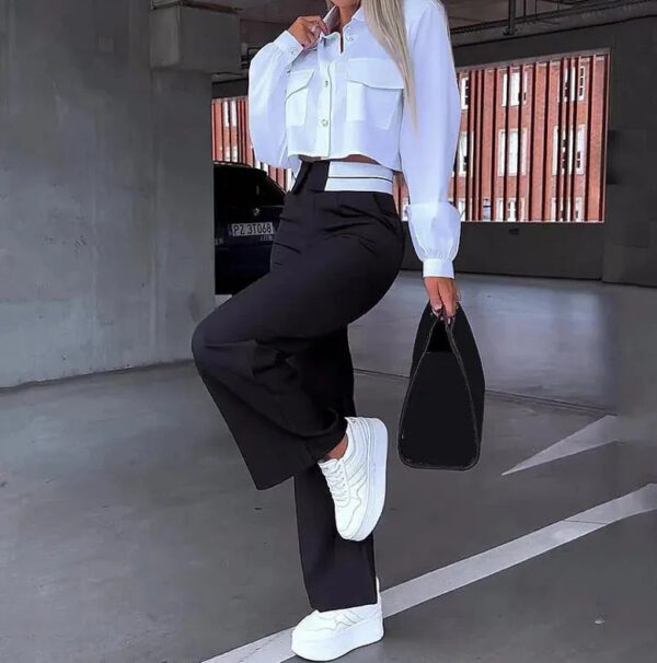 Dorothy - Ensemble manteau blazer court et pantalon droit – Image 4