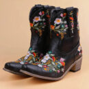 Miriam - Bottes de cow-girl vintage résistantes aux intempéries