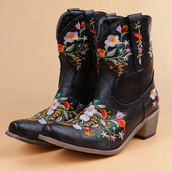 Miriam - Bottes de cow-girl vintage résistantes aux intempéries – Image 8
